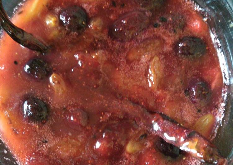 Easiest Way to Prepare Award-winning Black and green grapes chutney