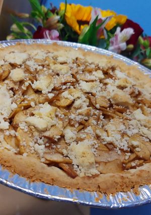 Una foto de Tarta de manzana