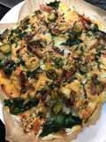 Pseudo Tortilla o Frittata de verduras y más cosas en Airfryer Cosori