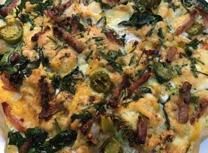 Foto principal de Pseudo Tortilla o Frittata de verduras y más cosas en Airfryer Cosori
