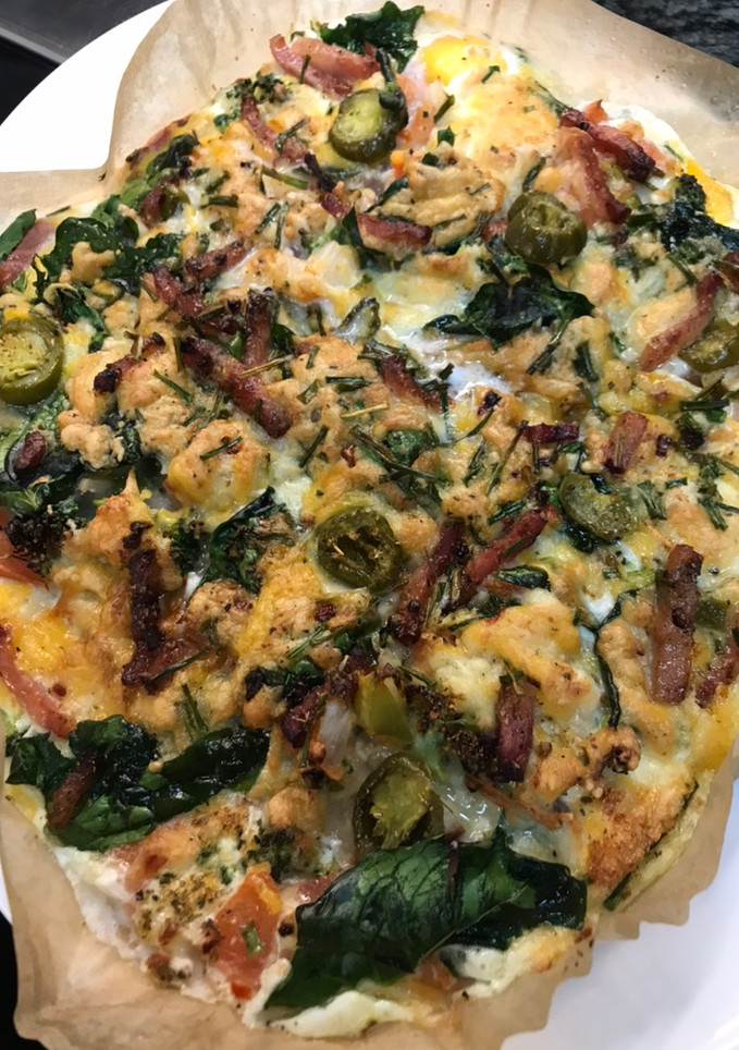 Una foto de Pseudo Tortilla o Frittata de verduras y más cosas en Airfryer Cosori