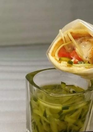 A picture of Shawarma wrap.