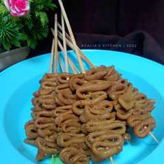 A picture of Sate Usus ala Angkringan.