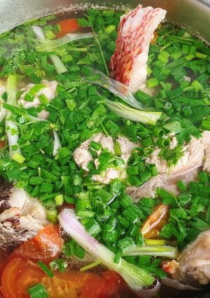 Hình của món Cá Hồng Nấu Cà Chua.