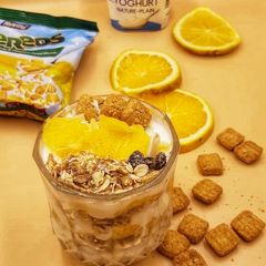 A picture of Orange Muesli Parfait #jikonichallenge.