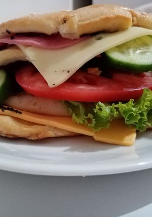 O poză a rețetei Sandwich "buzunar" 🥪🥪.
