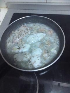 Una foto de Rape en salsa verde