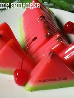 Foto resep Puding semangka