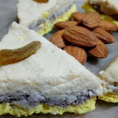 A picture of Multi colour sandesh.