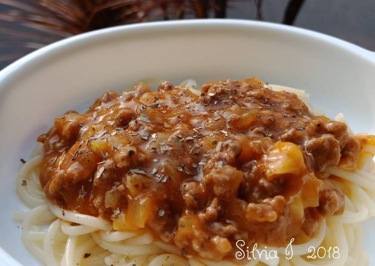 Resep Menu anak 2th+ spaghetti saus home made, Sempurna
