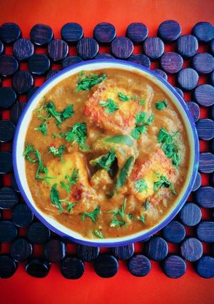 A picture of Paneer Capsicum Sabji.