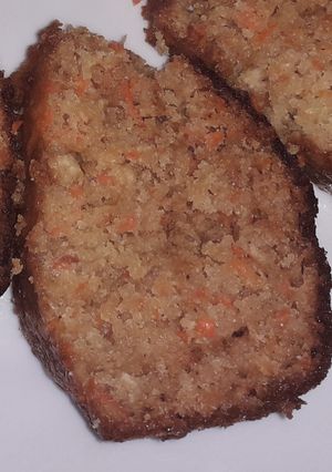 Una foto de Torta de zanahoria y avena