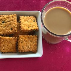 A picture of Savoury coriander biscuits.