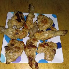A picture of Afghani chicken kebab.