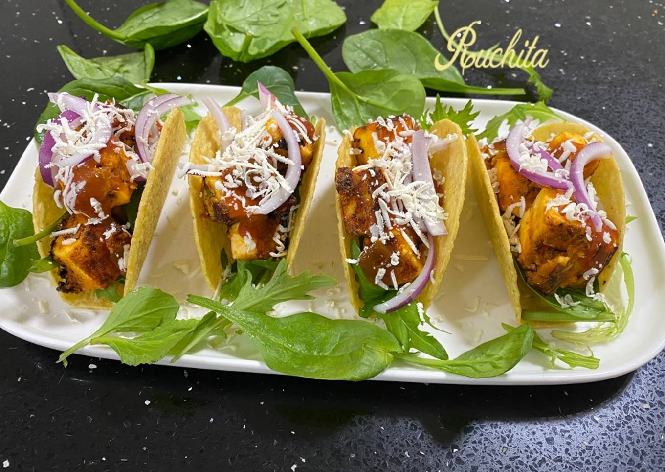 Paneer Tikka Tacos