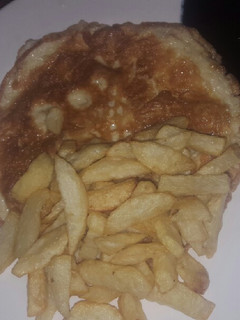 A picture of Fried potato &Egg.