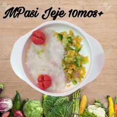 A picture of Mpasi 10+ nasi +tumis daging sapi😊.