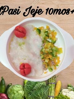 Foto resep Mpasi 10+ nasi +tumis daging sapi😊