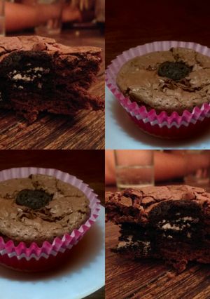 Una foto de Brownie con chocolate