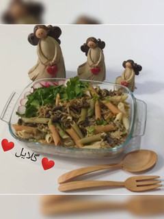 عکسی از دستور پاستا مرغ و قارچ 😋