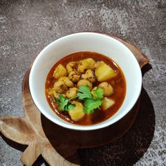 Vrat wale makhana aloo A picture of Vrat wale makhana aloo.