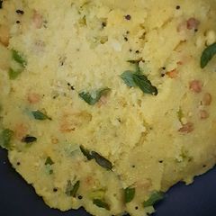 A picture of Rava(semolina) uppumavu.