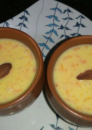 गाजर पुडिंग (Carrot pudding recipe in hindi) रेसिपी मुख्य फोटो