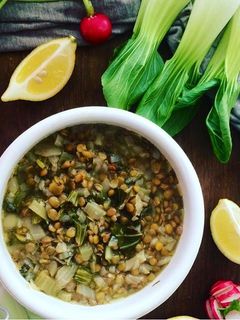 صورة لوصفة شوربة السلق