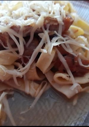 Una foto de Fideos caseros 🤗