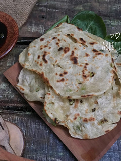 Foto resep Green Onion Pancake / Scallion Pancake