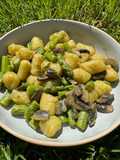 Curry de gnocchis aux asperges