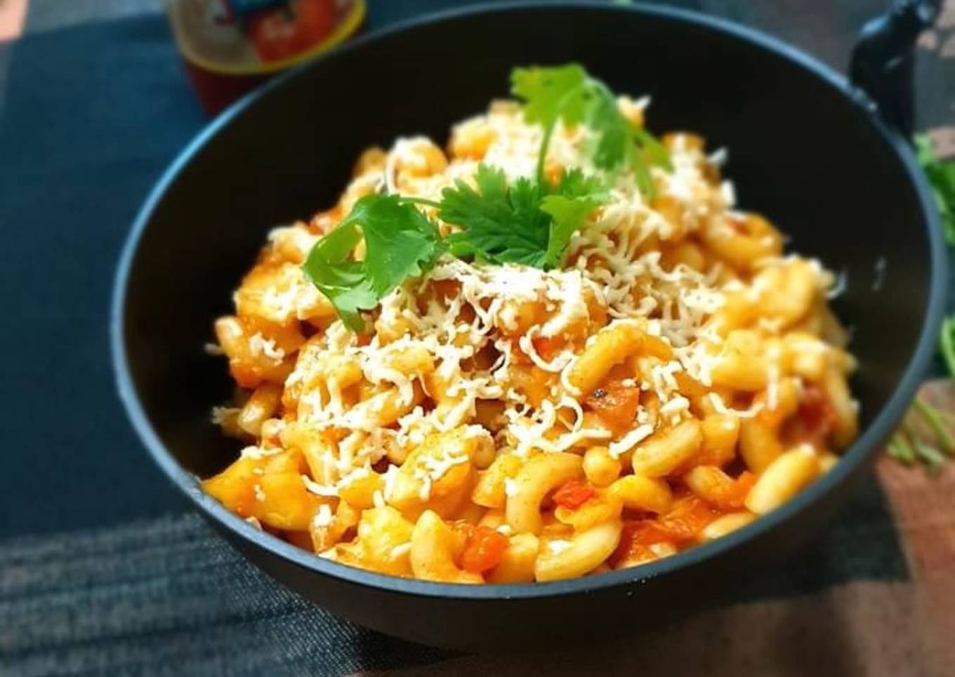 Indian style Macaroni Masala