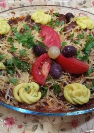 صورة لوصفة ڨراتان بالمرڨاز (النقانق)