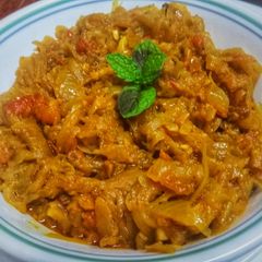 A picture of Bottle gourd scrambles / Dudhi Bhujiya/ Lauki ki bhurji.