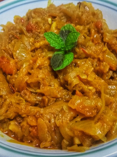 A picture of Bottle gourd scrambles / Dudhi Bhujiya/ Lauki ki bhurji.