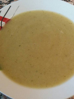Una foto de Sopa crema de esparragos