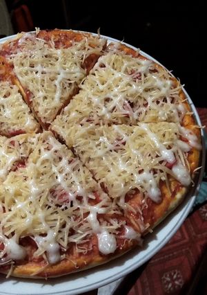 Foto resep Pizza dengan Saos homemade