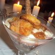 Postre de plátano maduro