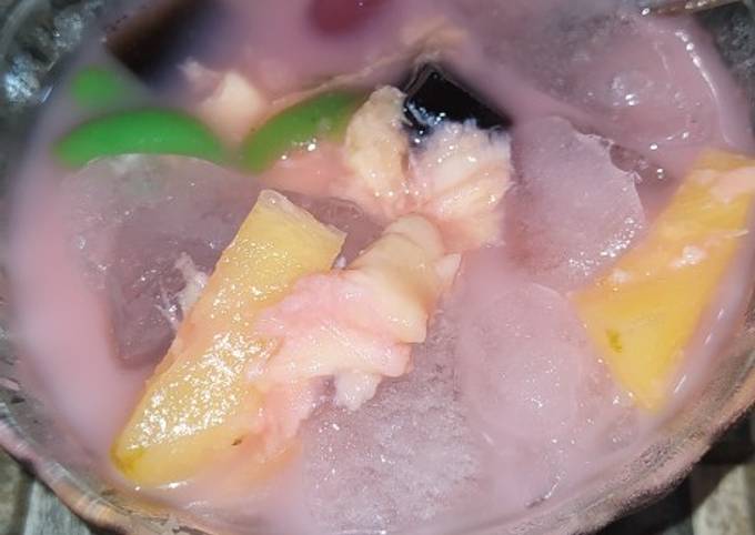 Recipe: Tasty Es cincau buah nanas