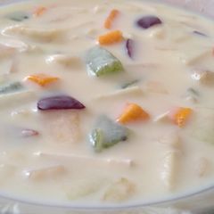 A picture of Mixed Fruit Custard.