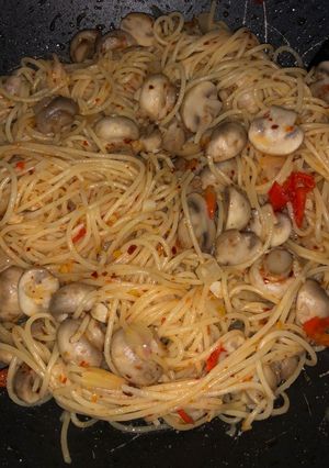 Foto resep Aglio Olio Jamur