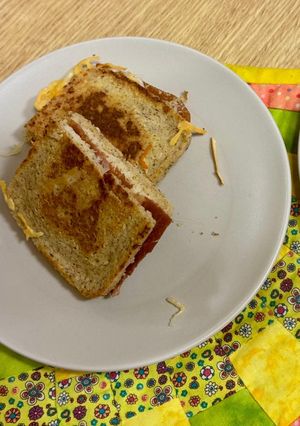 Una foto de Sándwich keto