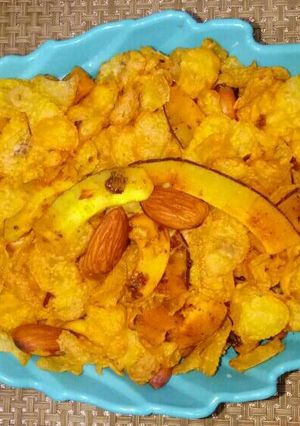 A picture of Cornflakes chiwda.