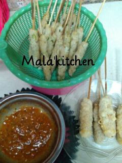 Foto resep Sempol ayam bumbu pecel
