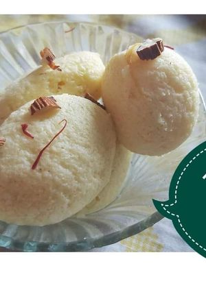 केसरी इलायची रसगुल्ला (Kesari Elaichi Rasgulla recipe in Hindi) रेसिपी मुख्य फोटो