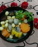 Canh nấm hạt sen chay