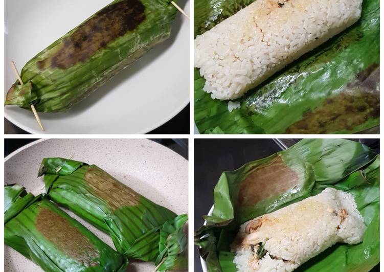Cara Gampang Menyiapkan Nasi Bakar Ayam Suwir Kemangi by Mommy Ika Anti Gagal