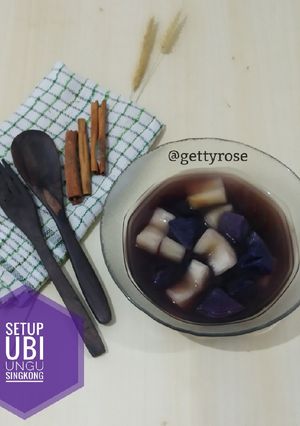 Foto resep Setup Ubi Ungu Singkong