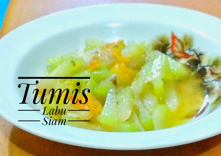 Rahasia Membuat MPasi 13 bulan Tumis Labu Siam yang Gurih