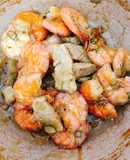 Tôm rim thịt/ món mặn